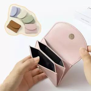 여성 간편 깔끔 카드 수납 마그네틱 미니 크로스백