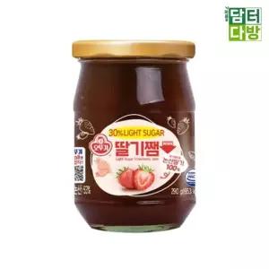 오뚜기 라이트 슈가 딸기쨈 290g X 2개
