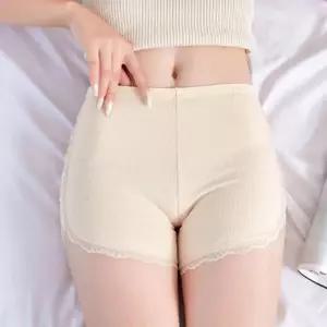 여성 시스루 레이스 아무 스판 속바지 1P 짧은 편한