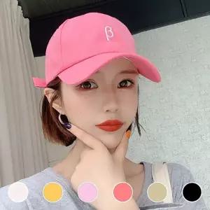 남자여자 데일리 시원한 심플 알파벳 자수 무지 야구