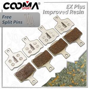 Magura MT2 MT4 MT6 MT8 MTS 캘리퍼스용 Ex Plus 자전거 브레이크 패드 4쌍