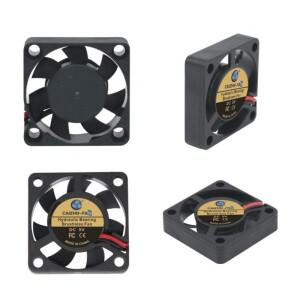 3007 30x30x7mm 전원 공급 장치 냉각 팬 오일 베어링 유체 5V 12V 0.07A 8280RPM 팬(2핀 포함)