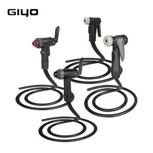 파이프/릴리스 버튼이 있는 자전거 펌프 어댑터 스마트/드래곤/ DVN T Presta Schrader/Dunlop 밸브 MTB 도