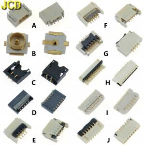 JCD 2 피스 FPC 커넥터 스위치 NS Joy Con PCB 보드 플렉스 케이블 소켓 클립 예비 부품
