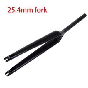 최신 700C 25.4mm 레이싱 도로 자전거 광택 매트 3K UD 전체 탄소 섬유 포크 트랙 고정 기어 프론트 하드