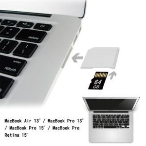 macbook 호환 Air Microsd tf용 어댑터-SD 카드 메모리 휴대용 변환기 어댑터