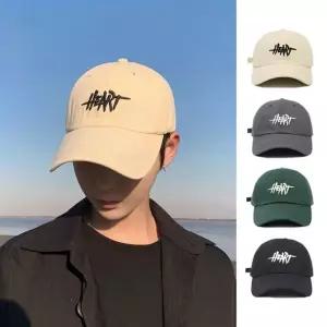 HEART 베이직 볼캡 ELM-200 미우 자수 빈티지 여성