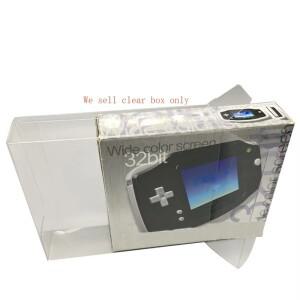게임보이 어드밴스 GBA 와이드 컬러 스크린 미국 버전 디스플레이 수집 보관용 PET 보호 박스