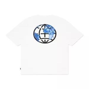 엘엠씨 EARTH LOGO RECYCLE TEE white 0LM45STS901WHT