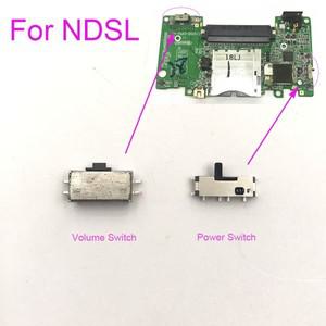 Nintendo호환 DS Lite NDSL 볼륨 스위치 및 전원 켜기 끄기 버튼 수리 부품 교체