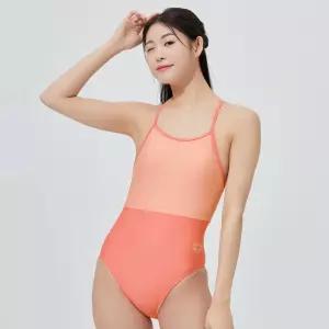 코튼캔디 원피스 더블 스트랩 타이백 A4SL1LO63COR