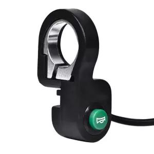쿠잉테크 전기 자전거 경적 5피트 케이블이 장착된 23mm 미니 킬 스위치 다양한 및 스쿠터에 적합한 버튼