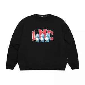 엘엠씨 THREE BEARS ARCH LOGO SWEATSHIRT black 0LM45FSW303BLK
