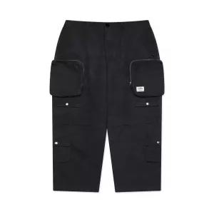 엘엠씨 PIGMENT DYED MULTI CARGO WIDE PANTS black 0LM45SPT701BLK