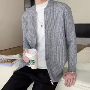 남성 간절기 봄 가을 선선한 날씨 느좋남 더블 집업 가디건