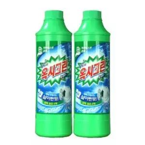 옥시크린 옥시크린 표백제 세탁세제 1kg 용기 2개 세탁보조제