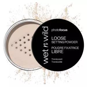 wet n wild Photo Focus 루즈 베이킹 세팅 파우더, 하이라이터 메이크업, 페어 투 미디엄  탠 스킨 톤 -