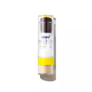 슈퍼구프! (리)세팅 페이스 파우더 SPF 35 - 광범위 자외선 차단 미네랄 선스크린 0.15oz 번들거림 방지,