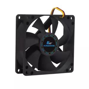 킹윈 80mm 사일런트 팬 컴퓨터 케이스 CPU 쿨러 채굴 장비용 조용한 PC 냉각 긴 수명 최대 공기 흐름