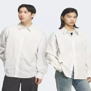 아디다스 DLXC U 롱 슬리브 셔츠 - 화이트 / KS5309