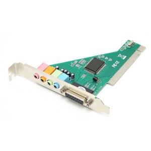 Pci 사운드 카드 120db 컴퓨터 내장 액세서리 듀플렉스 4 채널 98 8738