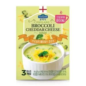 폰타나 브로콜리 체다치즈 컵수프 60g x 12