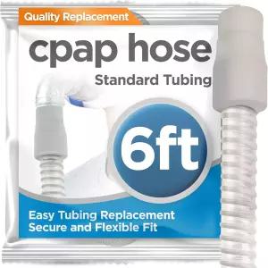 리스플랩 CPAP 호스 모든 기계에 적합한 교체용 튜브 6피트 표준 22mm 회색