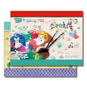 고품질 2500 초등 학생용 스케치북 20매 초등학생 그림그리기 아트북 종이노트 미술도구 WFON0BQ