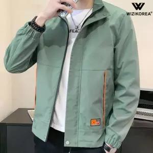 [위즈아이]남성 스탠드가라 자켓 봄 가을 바람막이 점퍼 WI193J