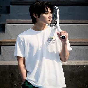 디아도라 이지 무빙 테니스 반팔 티셔츠 WHITE D6223TRS42OWH