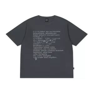 엘엠씨 VINTAGE LETTERING TEE charcoal 0LM46STS501CRC