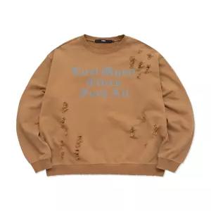 엘엠씨 LMC DISTRESSED EDGE F ALL SWEATSHIRT camel 0LM22FSW117CML