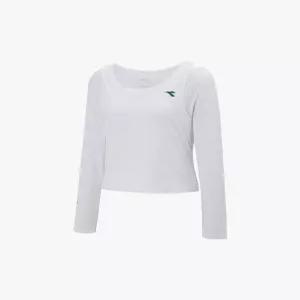 디아도라 듀얼 레이어드 긴팔 티셔츠 우먼 OFF WHITE D5122TRL33OWH