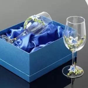 와인잔선물 와인잔 유리잔 예쁜와인잔 2p세트 320ml