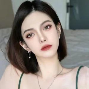단발머리 앞머리없는 통가발 스타일 변화 네츄럴블랙