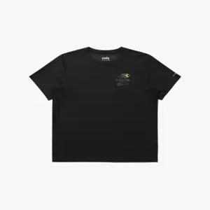 디아도라 이지 무빙 테니스 반팔 티셔츠 BLACK D6223TRS42BLK
