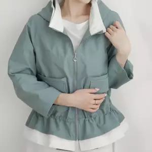 [옷자락]여성 코디 후디집업 봄아우터자켓 드로우코드 점퍼