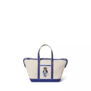 폴로 랄프로렌 WAPOBAG0G620493400 여성 토트백 캔버스 랄프 로렌 베어 미니 쇼퍼 토트 LE1220789928
