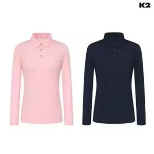 K2 케이투 KWM26244 여성 티셔츠 여름 시 서커 ICE WAFFLE 긴팔 폴로 W LE1221119367
