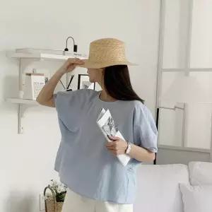 [옷자락]여자 SS 마원단 아방 빅사이즈 여행룩 블라우스