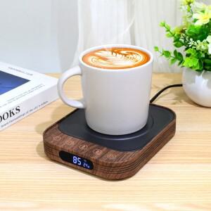 220V 커피 머그 워머 타이밍 컵 히터 핫 티 메이커 히팅 패드 코스터 10단계 전기 플레이트 35W