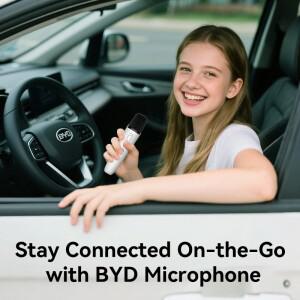 BYD  공장 차량용 마이크(리시버 포함) 전 모델용 노래방 마이크 호환 .