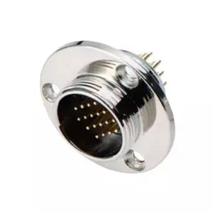 원형 메탈 잭 항공 커넥터 써큘러 3핀 25mm SCK-25-3R