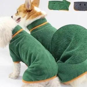 드라이 강아지 가운 M 목욕타올 고양이 가운 반려동물 애견