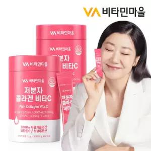 300달톤 저분자 피쉬 콜라겐 비타민C 분말 스틱 30포 x 2통 (총60포)