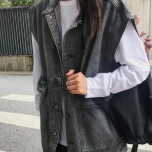 [하프클럽/셀러허브_여성트랜드패션]데일리 시크하고 도도한 오버핏 베스