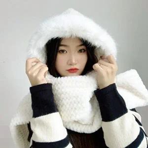 PL 밸런스 머플러 코지데잇 후드 머플러(화이트) No10-WFOVI43