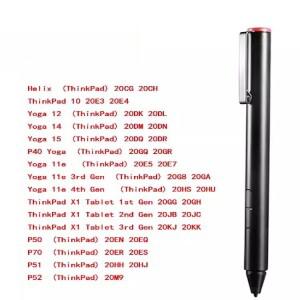 와콤 액트펜 스타일러스 펜 레노버 씽크패드 10 P50 P51 P52 P70 헬릭스 요가 11e 12 14 15 X1 태블릿 1세