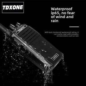 TDXONE 2개 무전기 무선 주파수 복사 장거리 1-10Km 휴대용 햄 양방향 라디오 사냥용