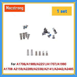 MacBook Pro Retina A1706 A1989 A2251 A2141 A2442 A2485 A2681 나사 2017-2022 용 새 노트북 하단 케이스